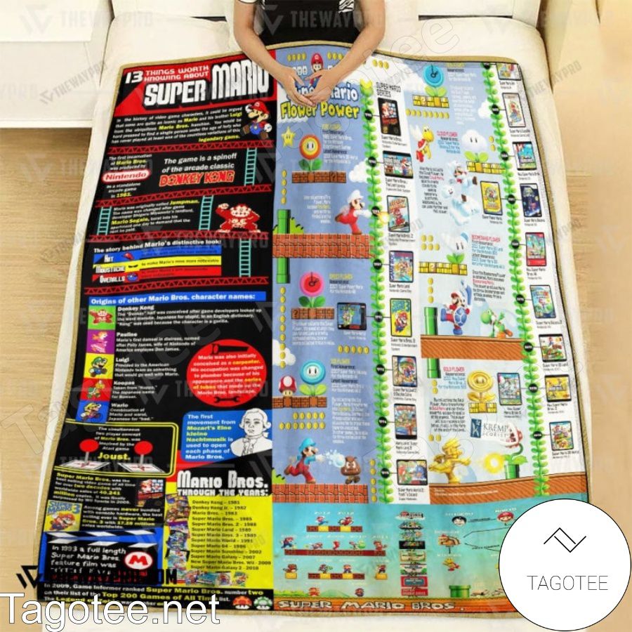 13 Things Worth Knowing About Super Mario Blanket Quilt a