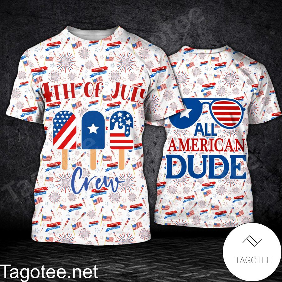 4th Of July Crew All American Dude Shirt, Tank Top And Leggings a
