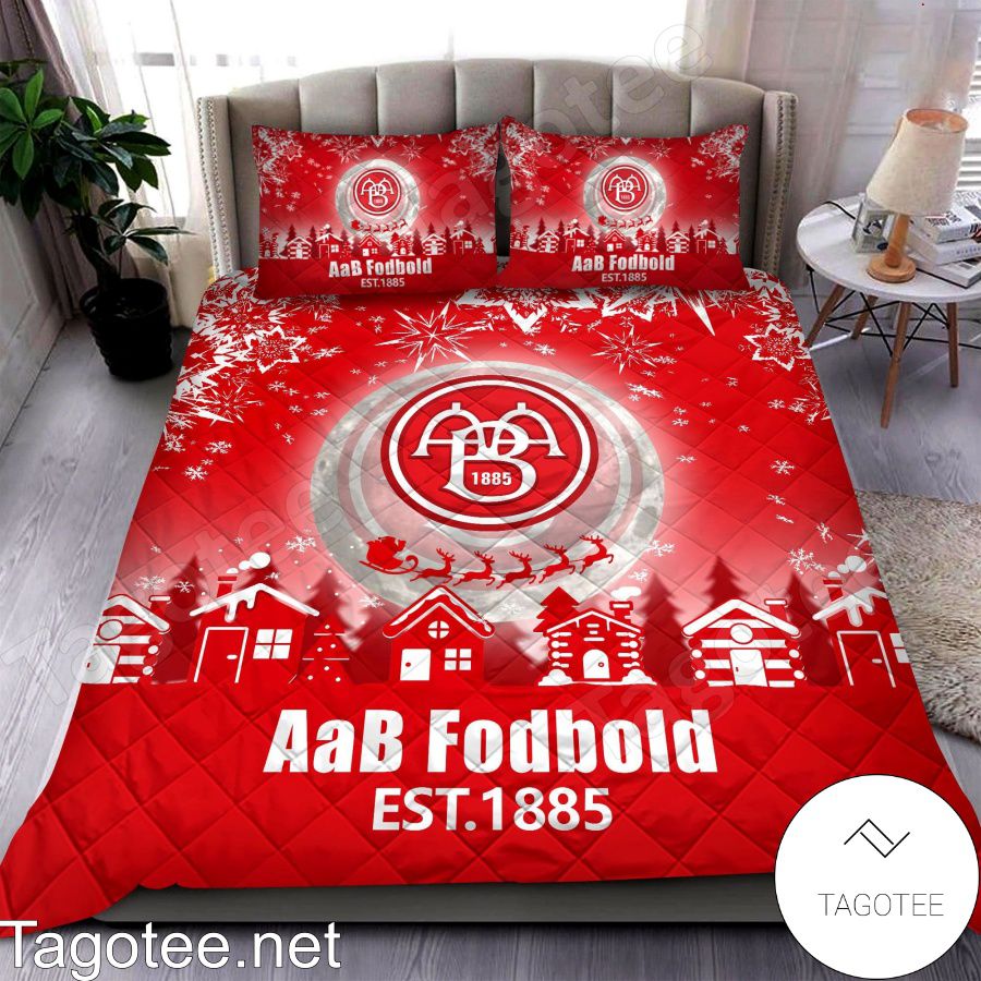 Aab Fodbold Est 1885 Christmas Bedding Set