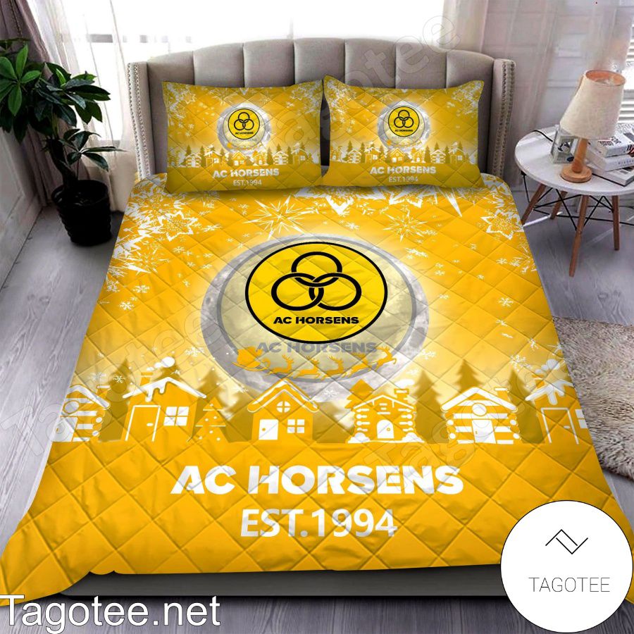 Ac Horsens Est 1994 Christmas Bedding Set