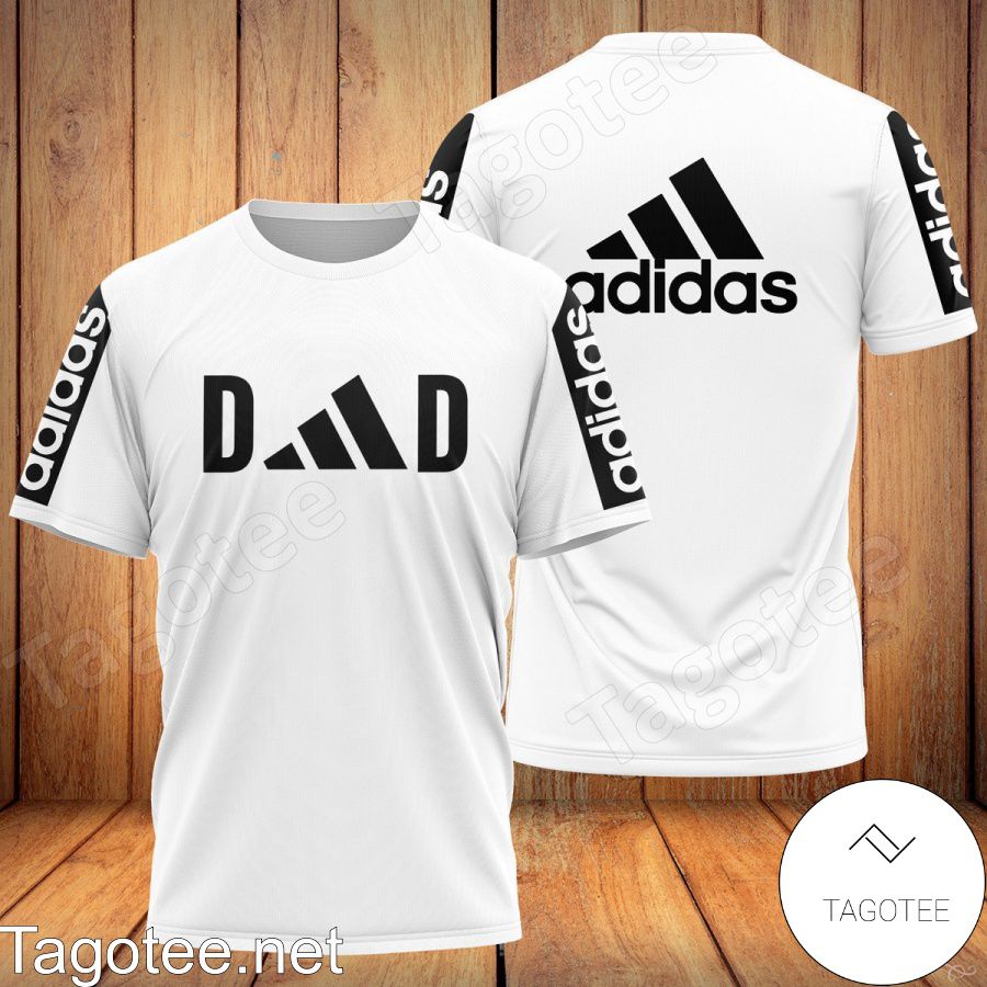 Adidas Dad Logo White Shirt