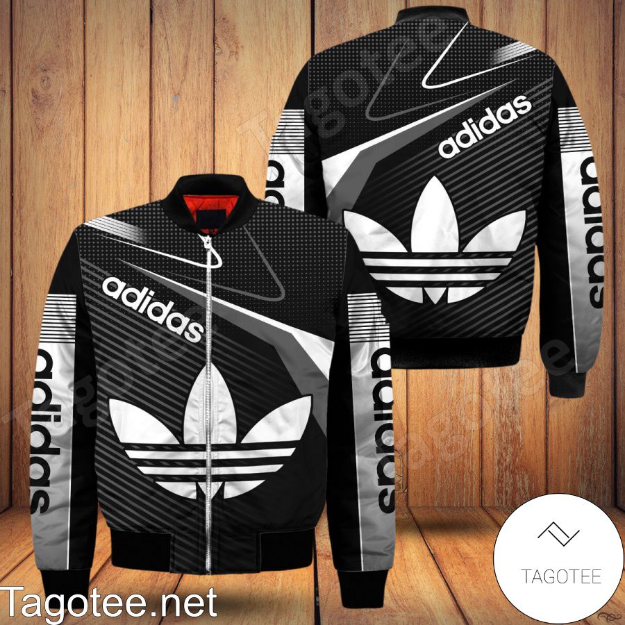 Adidas Luxury Black Bomber Jacket