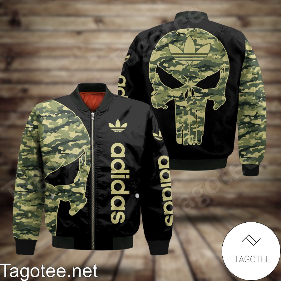 Adidas Skull Camouflage Bomber Jacket