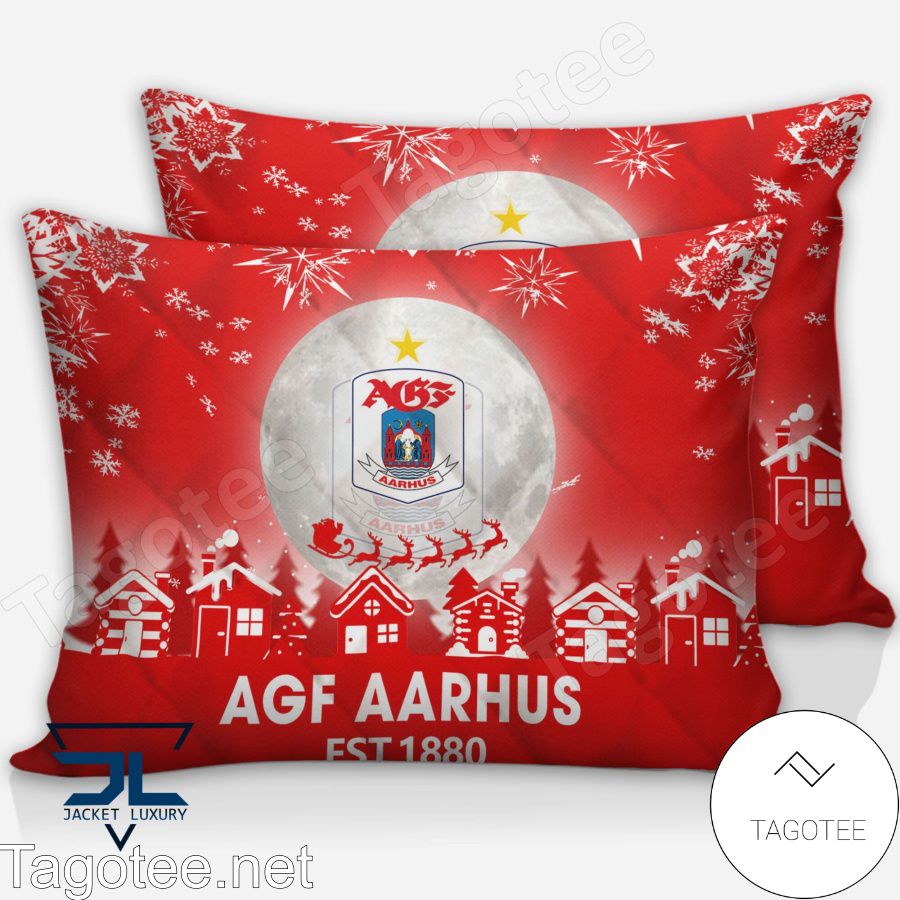 Agf Aarhus Est 1880 Christmas Bedding Set c