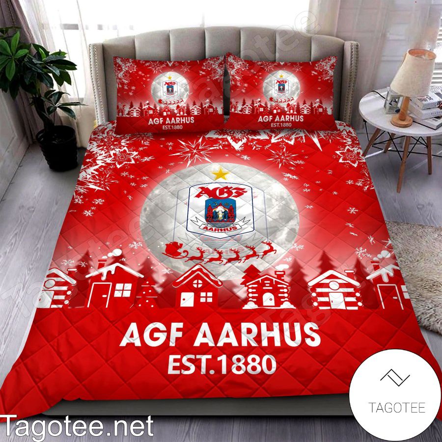 Agf Aarhus Est 1880 Christmas Bedding Set