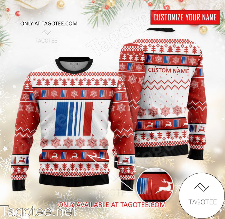Air France Personalized Logo Ugly Christmas Sweater - MiuShop