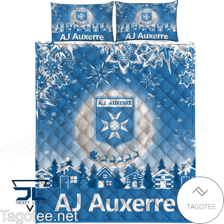 Aj Auxerre Christmas Bedding Set a