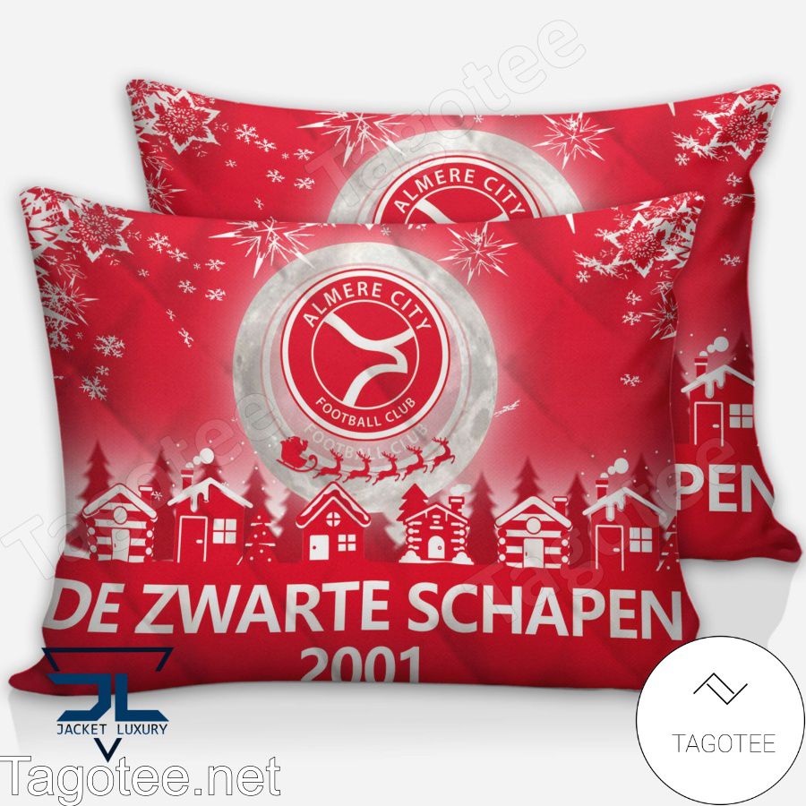 Almere City Fc De Zwarte Schapen 2001 Christmas Bedding Set c