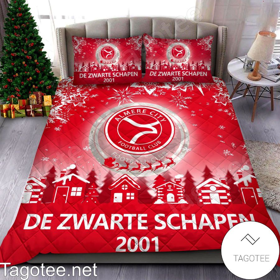 Almere City Fc De Zwarte Schapen 2001 Christmas Bedding Set