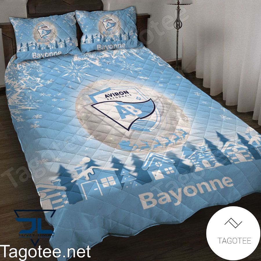 Aviron Bayonnais Bayonne Christmas Bedding Set b