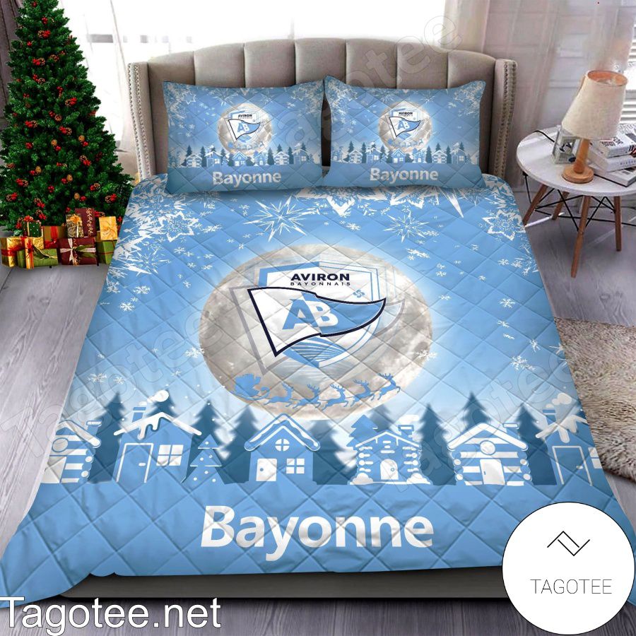 Aviron Bayonnais Bayonne Christmas Bedding Set