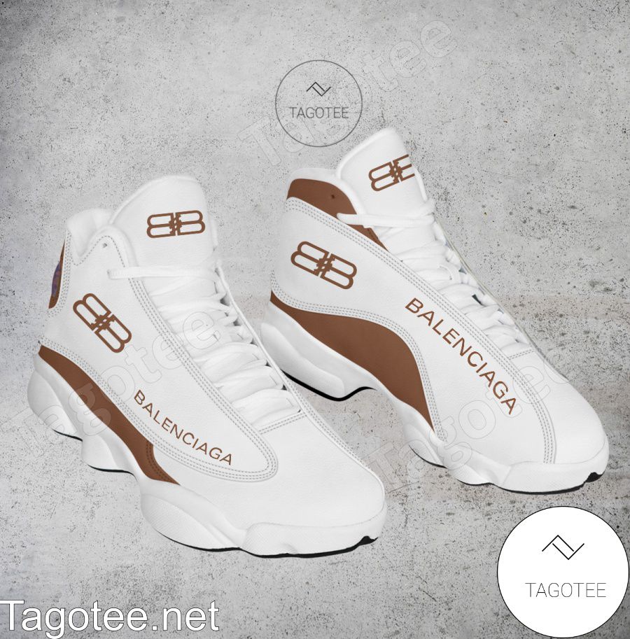 Balenciaga Logo Air Jordan 13 Shoes - EmonShop