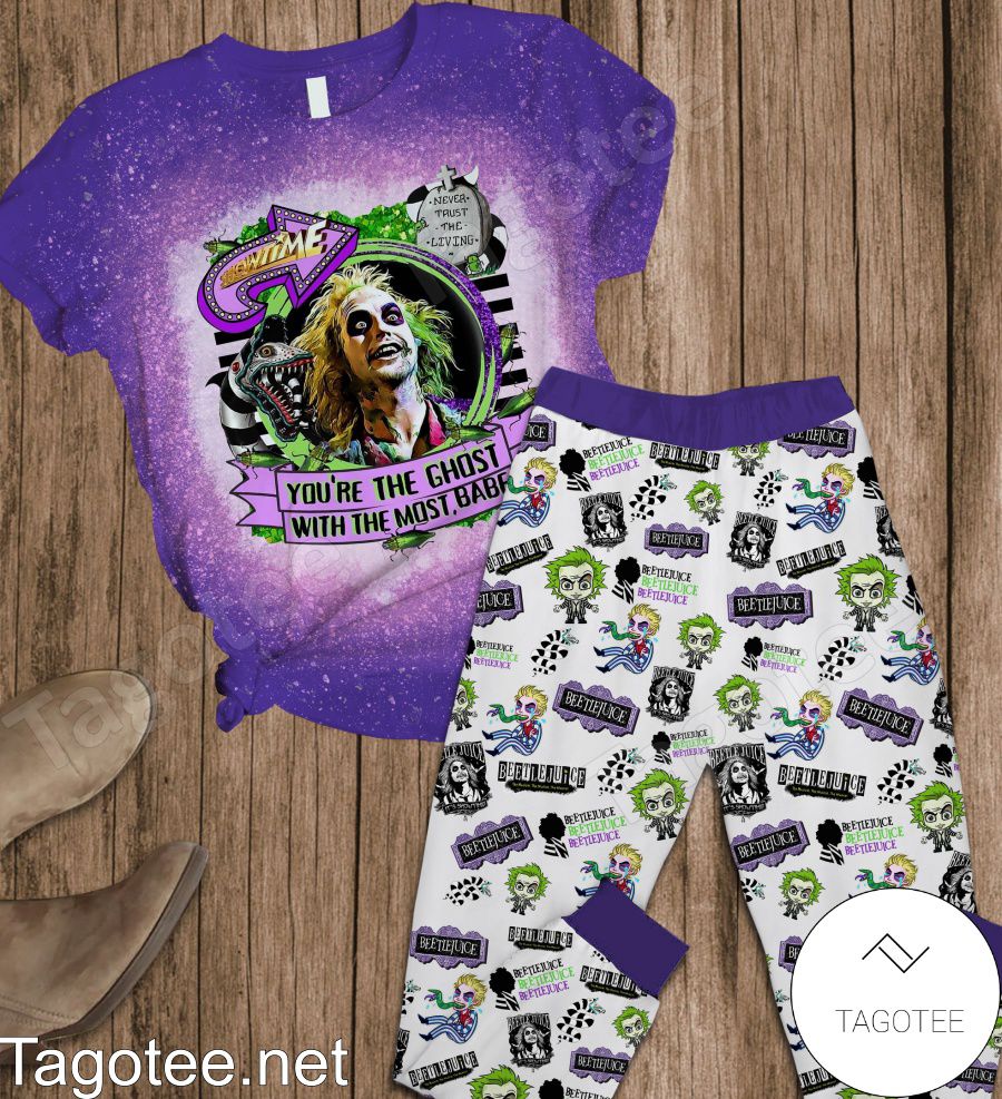 Beetlejuice You're The Ghost With The Most Babe Pajamas Set