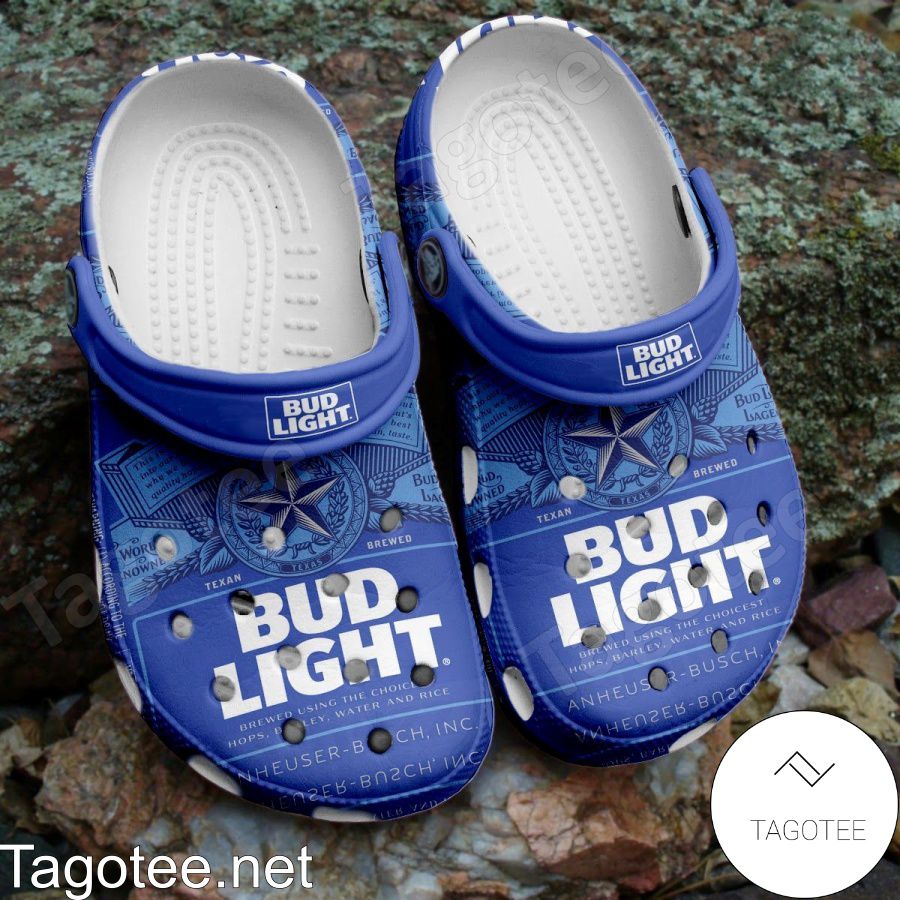 Bud Light Beer Brand Crocs Clogs - Tagotee