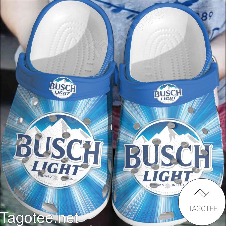Busch Light Beer Logo Crocs Clogs - Tagotee