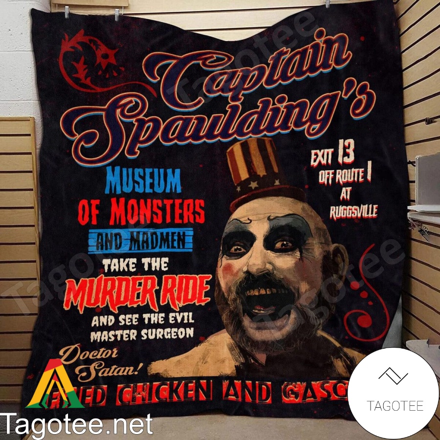 Captain Spaulding's Museum Of Monsters Blanket Quilt