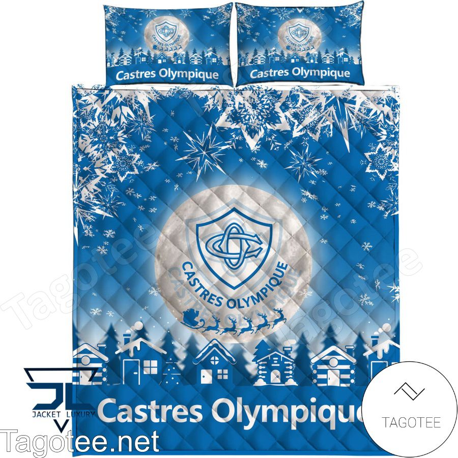 Castres Olympique Christmas Bedding Set a