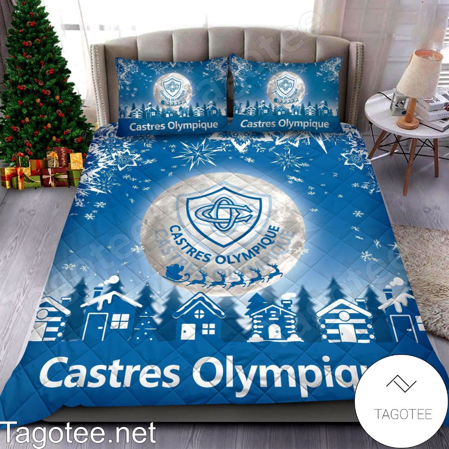Castres Olympique Christmas Bedding Set