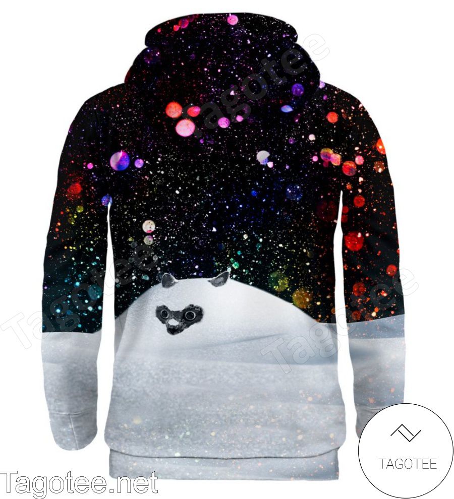 Cat Cocaine Everywhere Let It Snow Hoodie - Tagotee