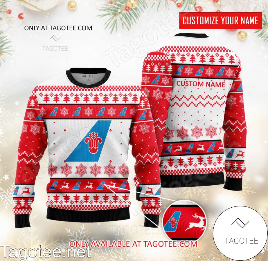 China Southern Airlines Personalized Logo Ugly Christmas Sweater - MiuShop