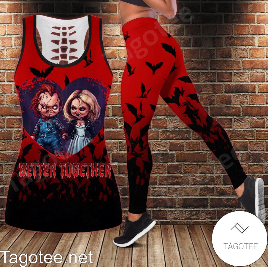 Chucky And Tiffany Better Together Shirt, Tank Top And Leggings