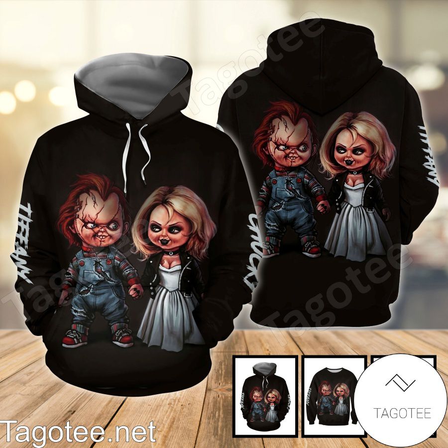 Chucky And Tiffany Black T-shirt, Hoodie - Tagotee