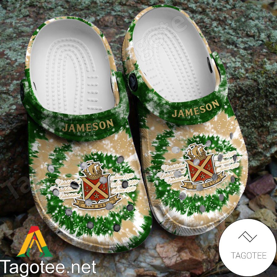 Classic Tie Dye Graphic Jameson Whiskey Crocs Clogs - Tagotee