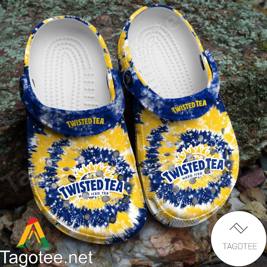 Classic Tie Dye Graphic Twisted Tea Crocs Clogs - Tagotee