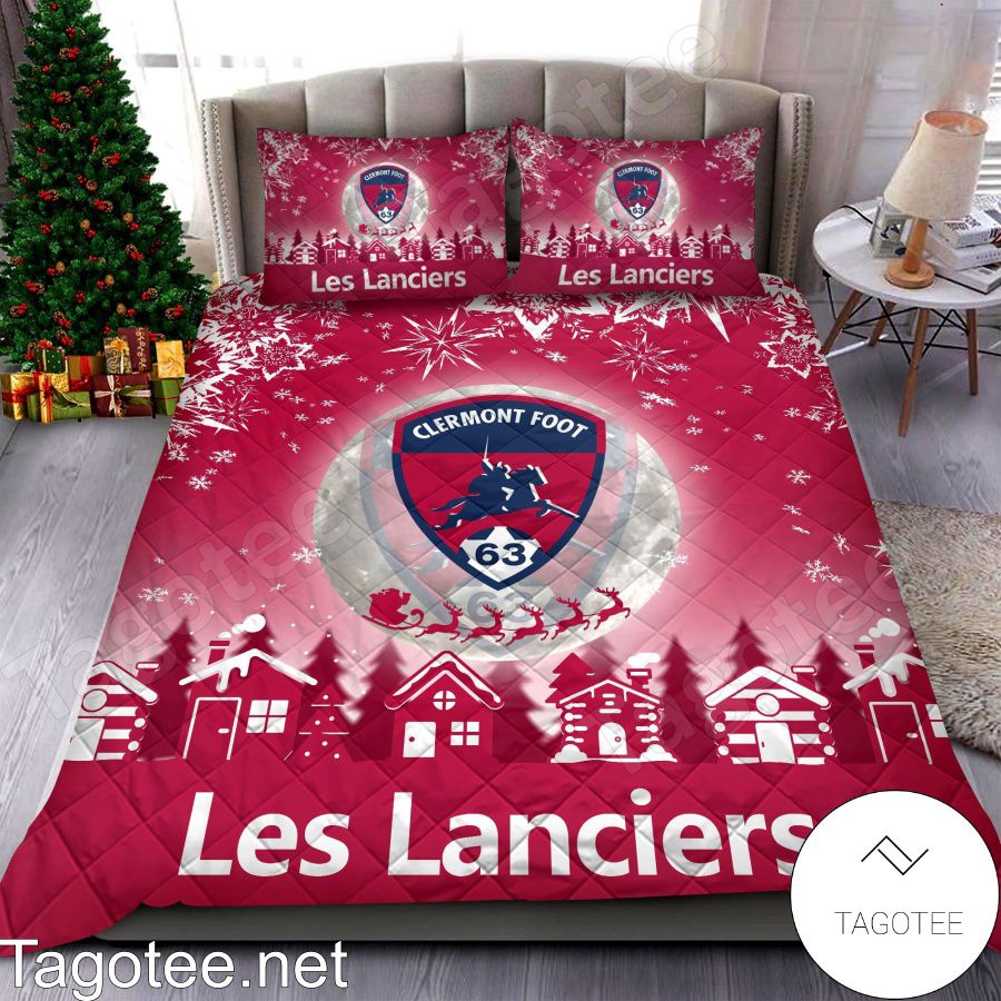 Clermont Foot 63 Les Lanciers Christmas Bedding Set
