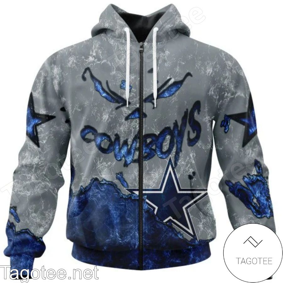 Dallas Cowboys NFL Merry Christmas Women Hoodie Dress - Tagotee