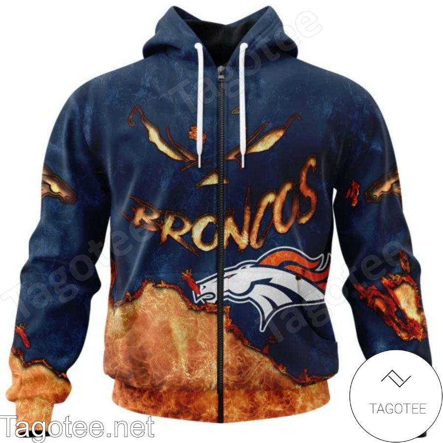 Denver Broncos Love White Hawaiian Shirt - Tagotee