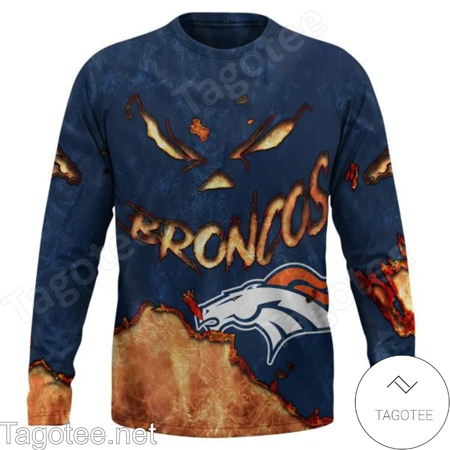 Denver Broncos Love White Hawaiian Shirt - Tagotee