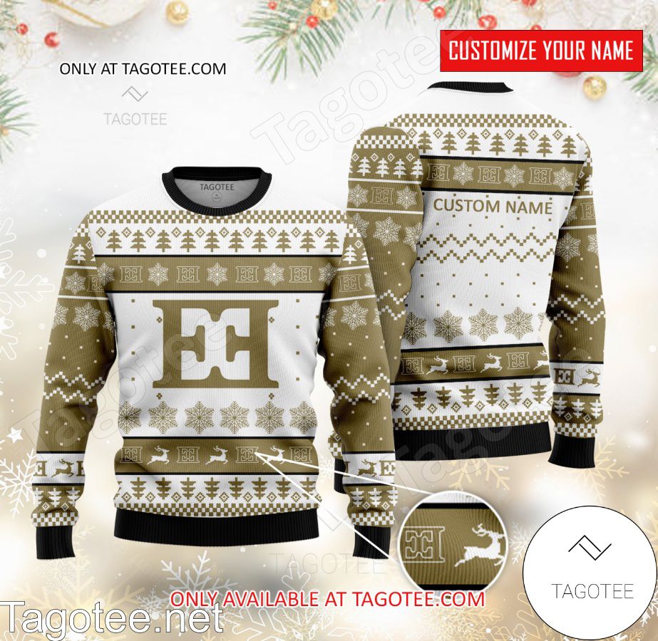 Escada Logo Personalized Ugly Christmas Sweater - EmonShop
