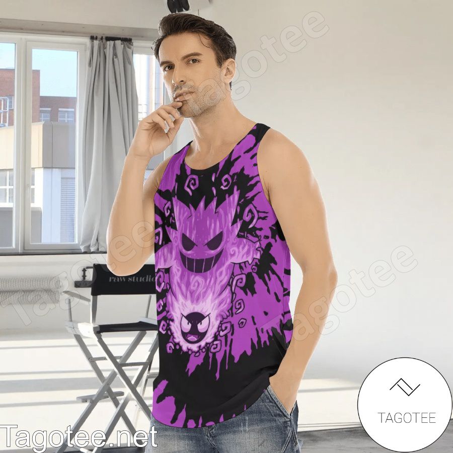 Evolve Gastly Within Gengar Pokemon Tank Top a