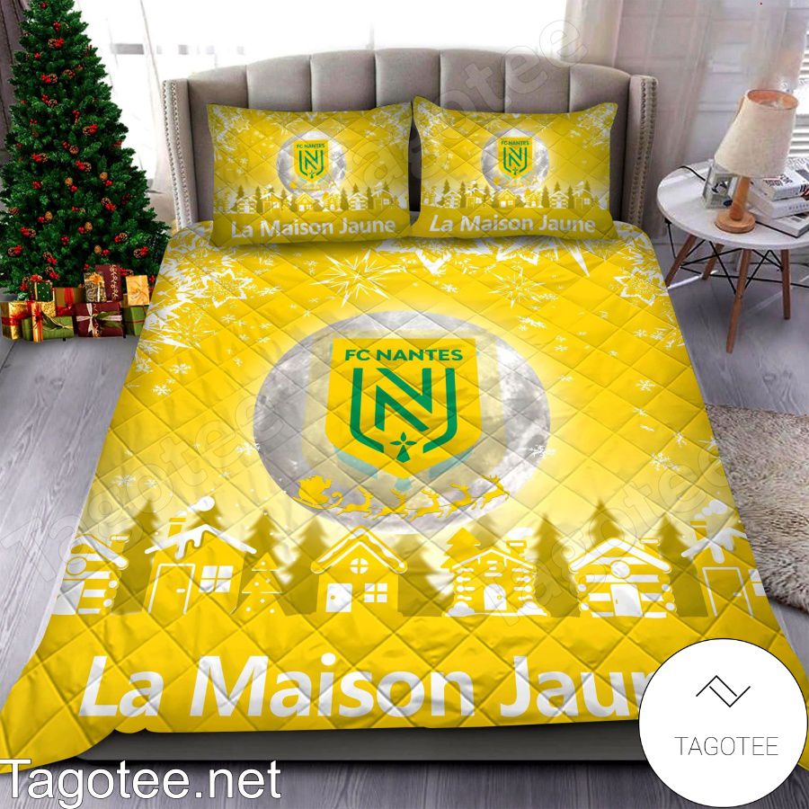 Fc Nantes La Maison Jaune Christmas Bedding Set