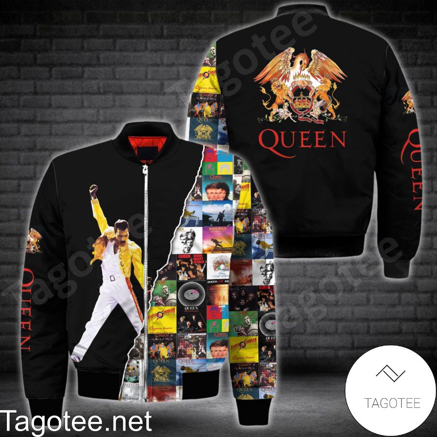 Freddie Mercury Queen Album Cover Poster Bomber Jacket
