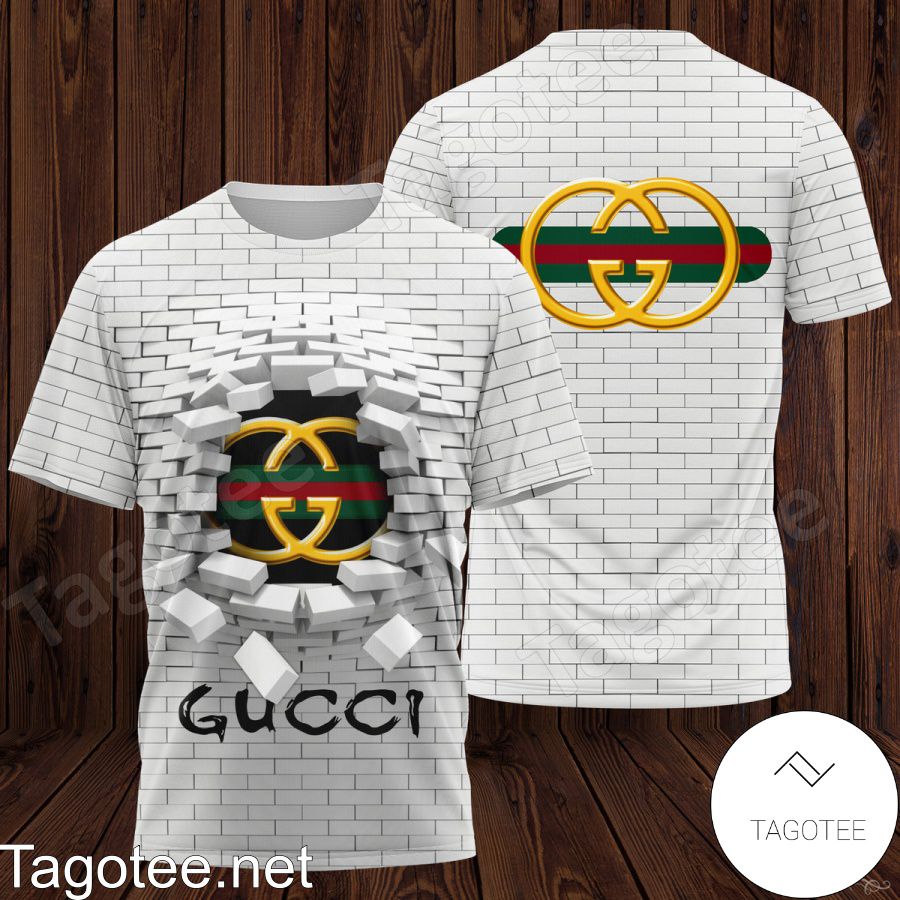 Gucci Broken White Brick Wall Shirt