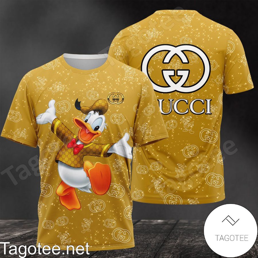 Gucci With Donald Yellow Shirt