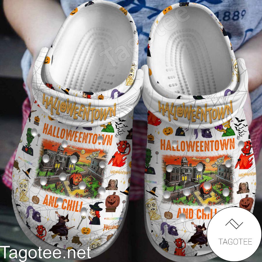 Halloween Town And Chili Crocs Clogs