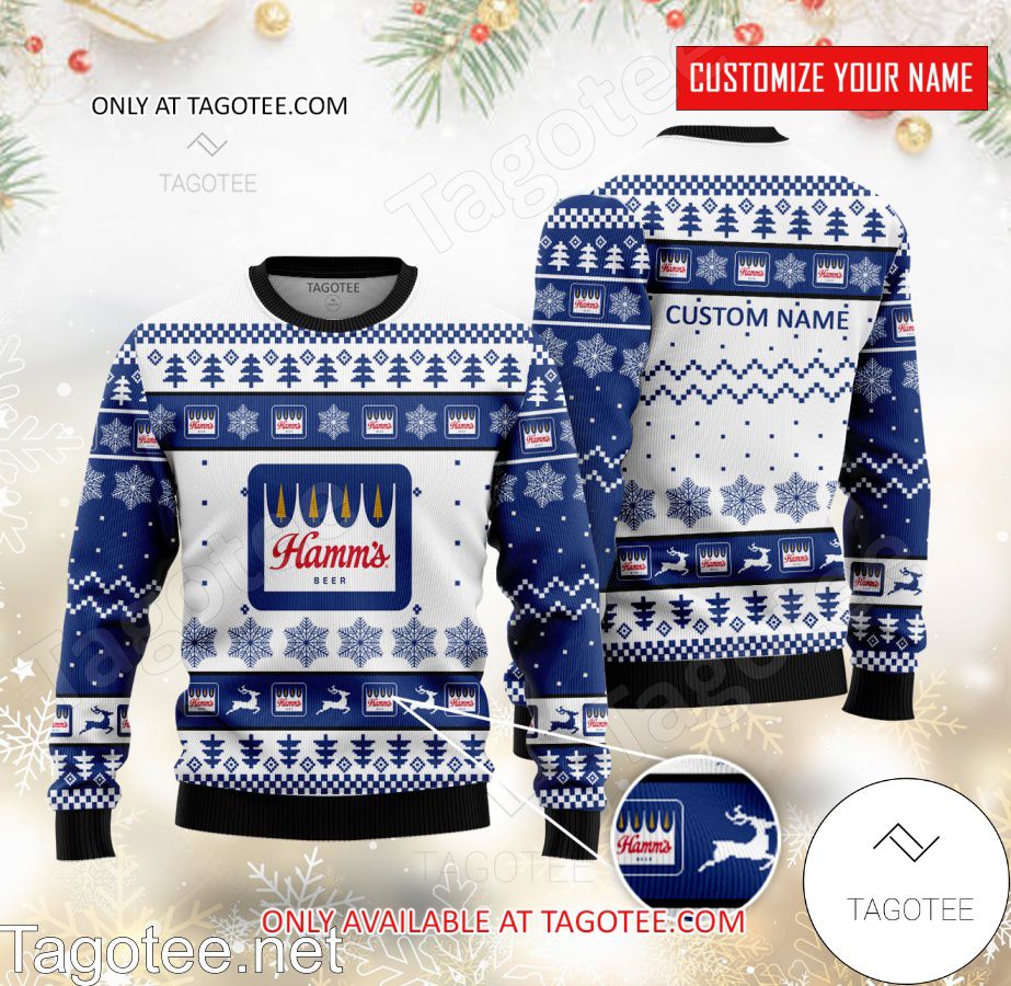 Hamm's Logo Personalized Ugly Christmas Sweater - MiuShop