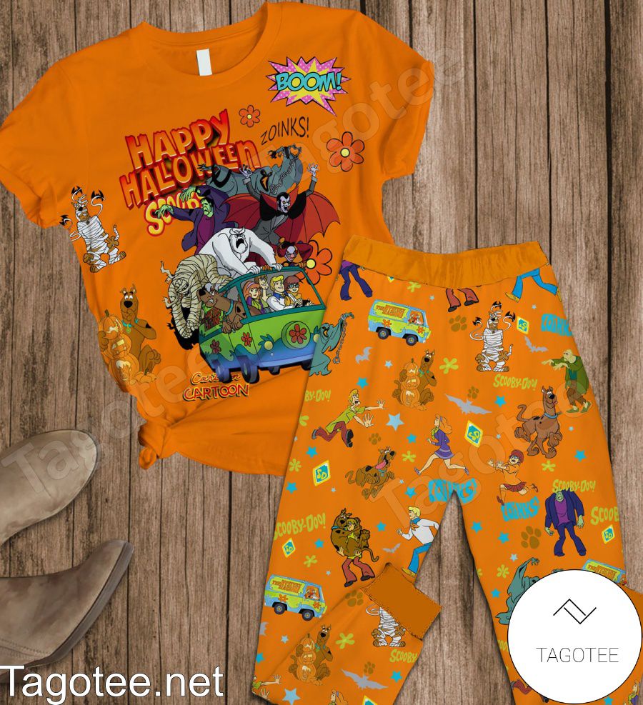 Happy Halloween Scooby-doo Pajamas Set - Tagotee