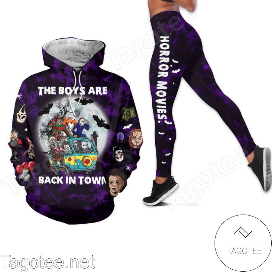 Horror Movies The Boys Are Back In Town Hoodie And Leggings