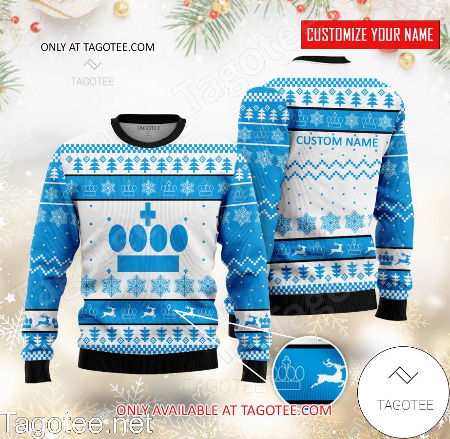 KLM Personalized Logo Ugly Christmas Sweater - MiuShop
