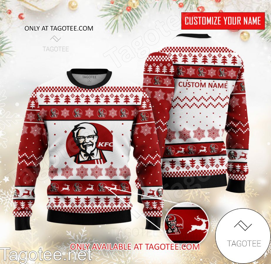 Kentucky Fried Chicken (KFC) Personalized Logo Ugly Christmas Sweater - MiuShop