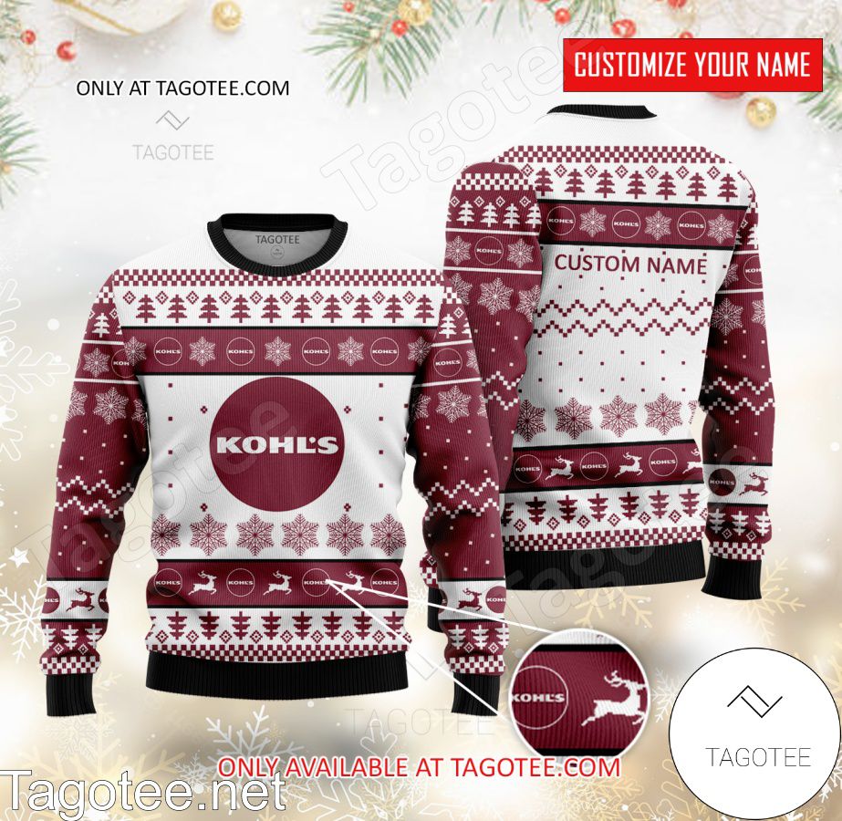 Kohl's Logo Personalized Ugly Christmas Sweater - EmonShop - Tagotee