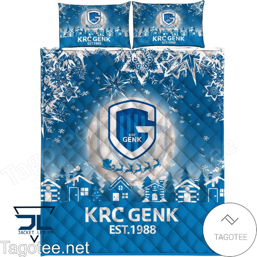Krc Genk Est 1988 Christmas Bedding Set a