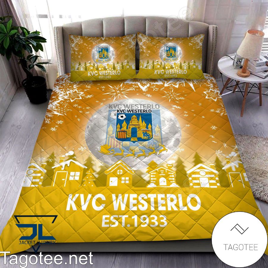 Kvc Westerlo Est 1933 Christmas Bedding Set