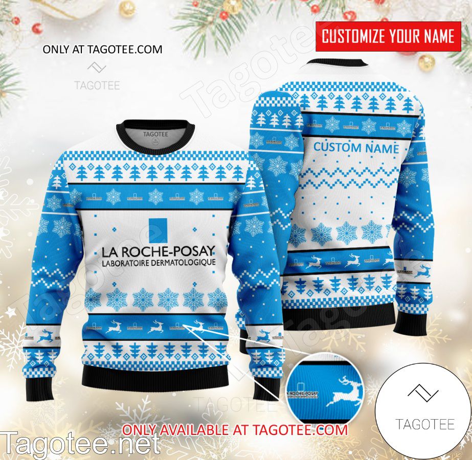La Roche Posay Logo Personalized Ugly Christmas Sweater - BiShop