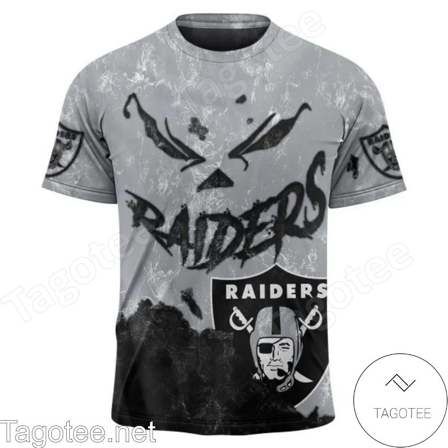 Las Vegas Raiders T shirt 3D Halloween Horror For Men And Women