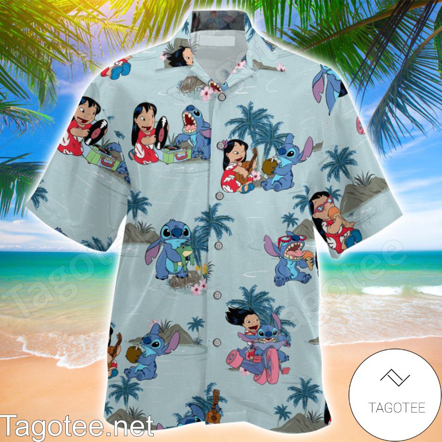 Lilo And Stitch Summer Time Hawaiian Shirt - Tagotee